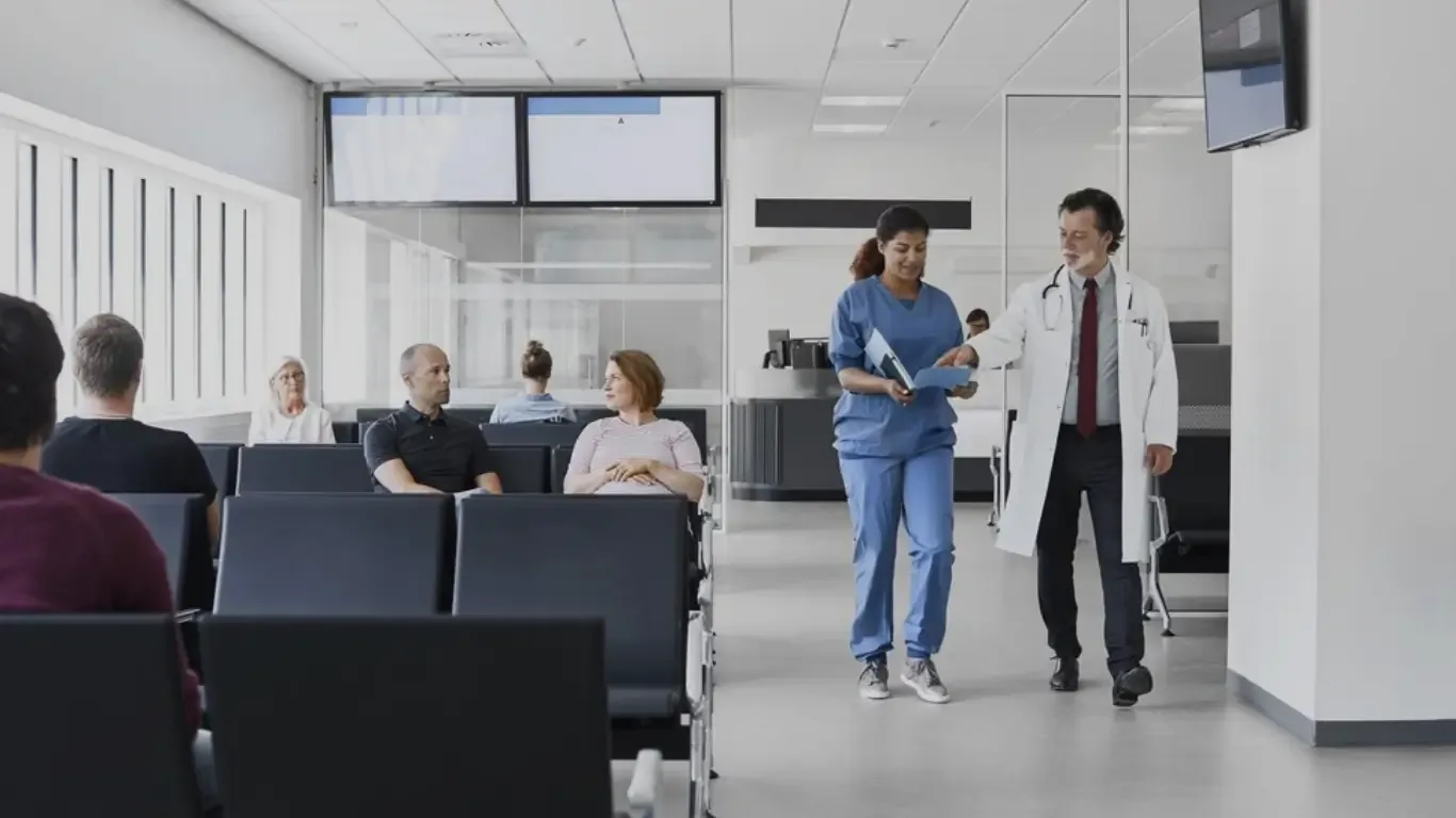 Hospital lobby