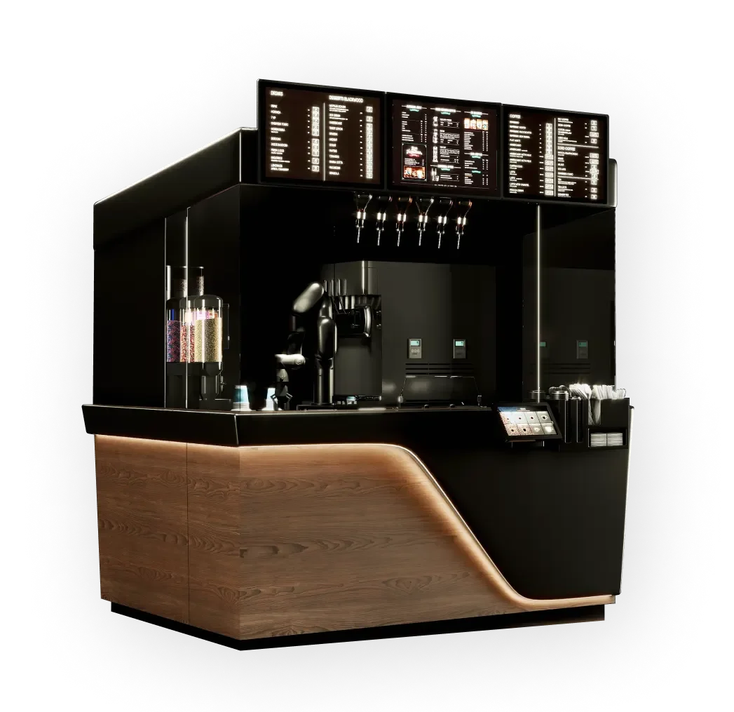 CafeXbot Mocca Bot في خط الإنتاج