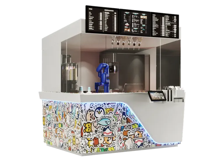 Carnival bot ice cream robot - Robotic cafe Manufacturer