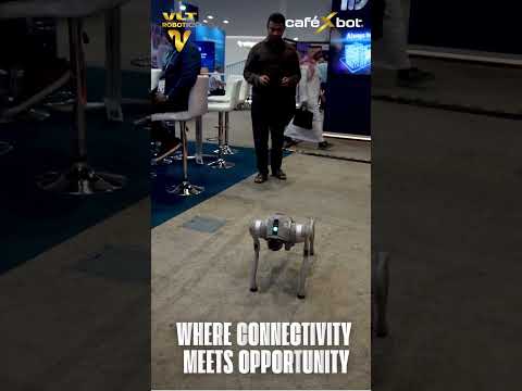 Coffee Robot Live at Capacity Middle East 2026 · 360° branded