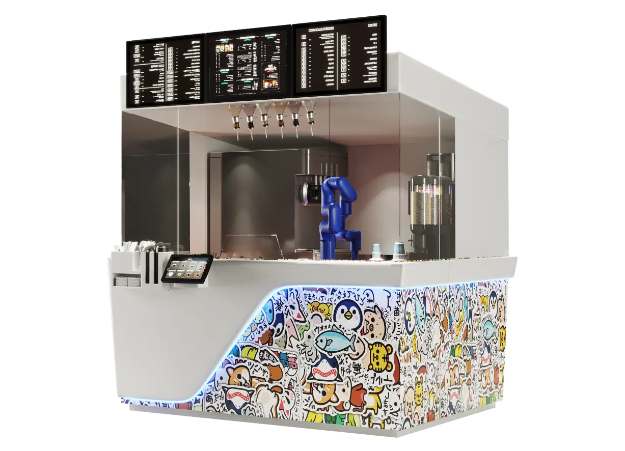 robotic cafe Latte bot - Investment opportunities