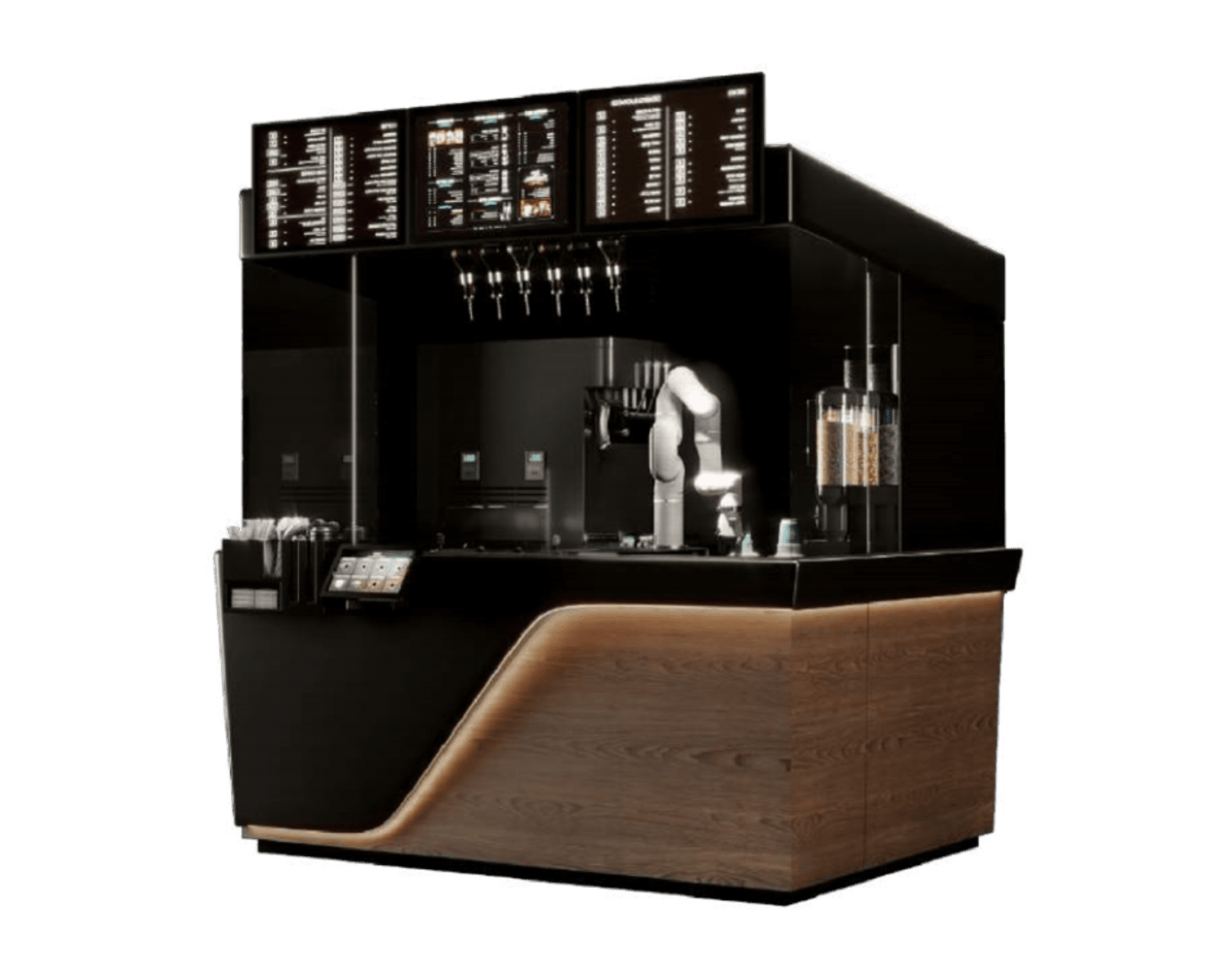 Robotic cafe mocca bot