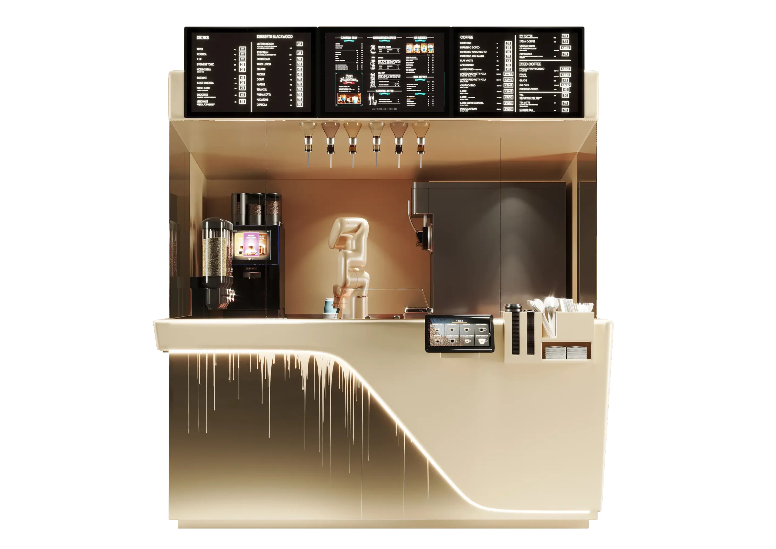 LATTE BOT - Robotic cafe Manufacturer