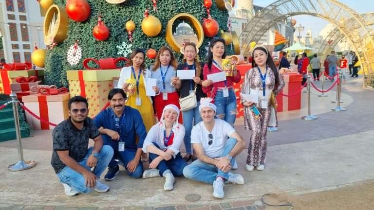 New Year At Global Village - guarding business of 3 Ice Alice Kiosks. - Robotics Manufacturer