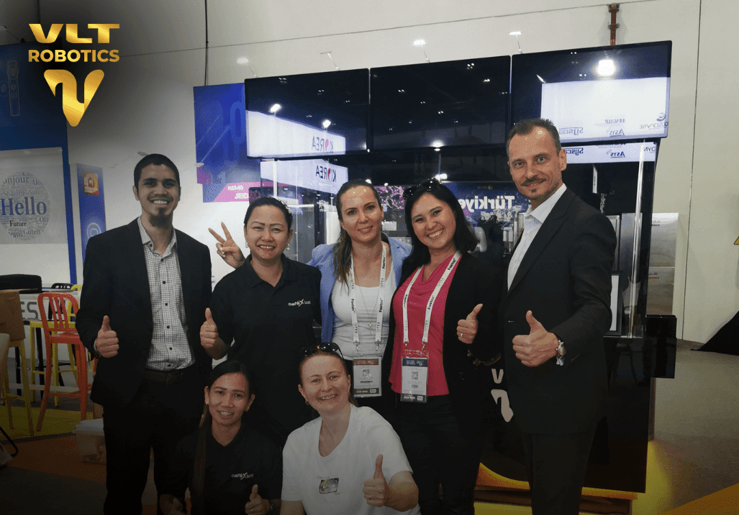 Experienced team at robotic Cafe