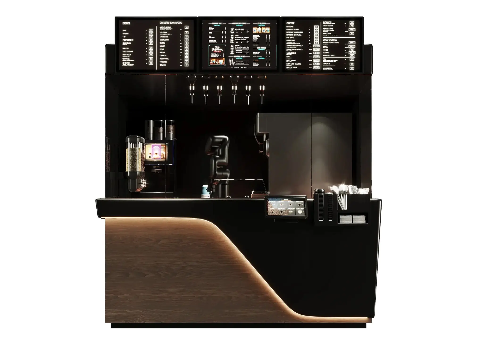 Robot Coffee Machine—Coffee Robot franchise-automated vending machine business