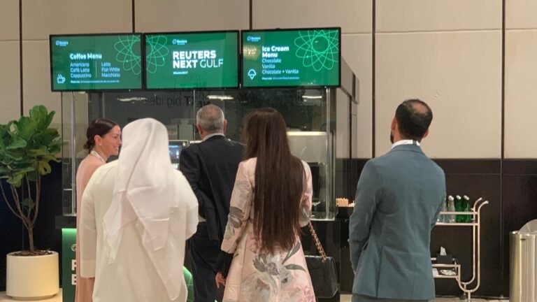 Reuters next gulf-Robotics Cafe manufacturer-robot rental in dubai
