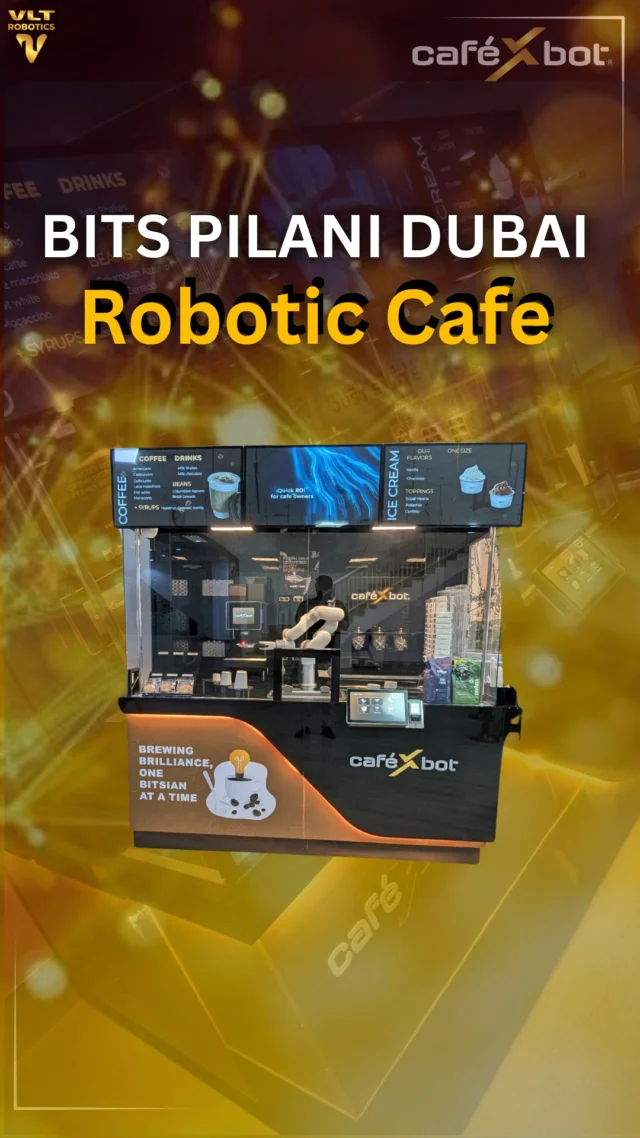 Autonomous barista café serving at BITS Pilani Dubai.CafeXbot brings a smart, self-operating coffee experience to BITS Pilani Dubai — where innovation meets everyday campus life.From early morning lectures to late-night project sessions, students and faculty can enjoy consistently crafted coffee, soft serve, and snacks — all served with robotic precision.Designed for high-traffic educational environments, CafeXbot adds convenience, speed, and a futuristic touch to the university experience.Brewing ideas. Powering productivity. Serving the future.#cafexbot #coffeerobot #roboticcafe #businessideas #digitalbusiness #investing #entrepreneur #mydubai #dubai #UAE #robot #roboticicecream #startupbusiness #business #robotdubai #robot #technologyuae #technology #electronics #startup #FranchiseBusiness