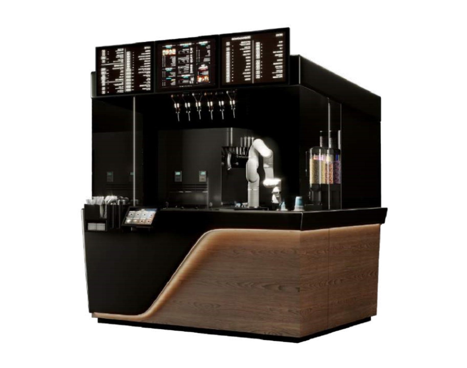 Robotic cafe mocca bot