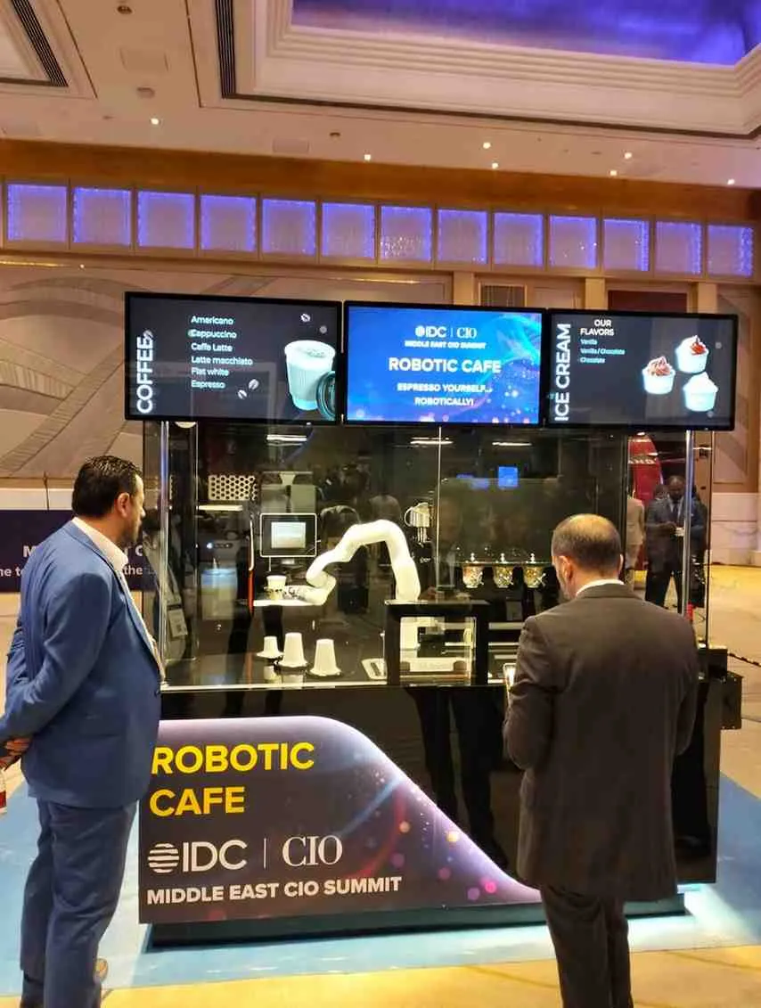IDC Middle East CIO Summit 2025-VLT Robotics Cafe Manufacturer 3