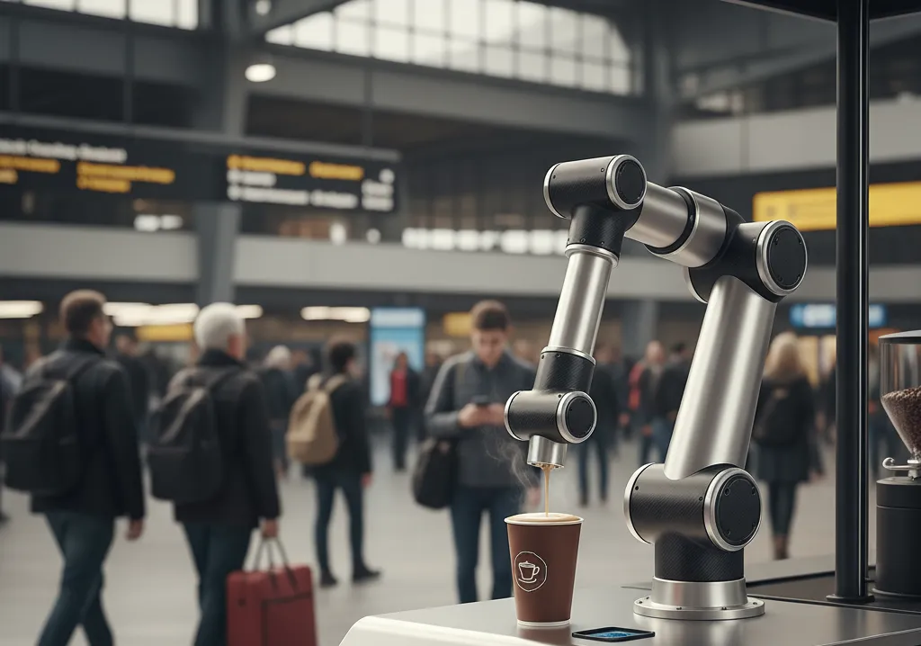 Robot Coffee Machine Affordable for High-Traffic Locations